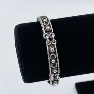 Vintage Sterling Silver 925 Mexico Link Bracelet